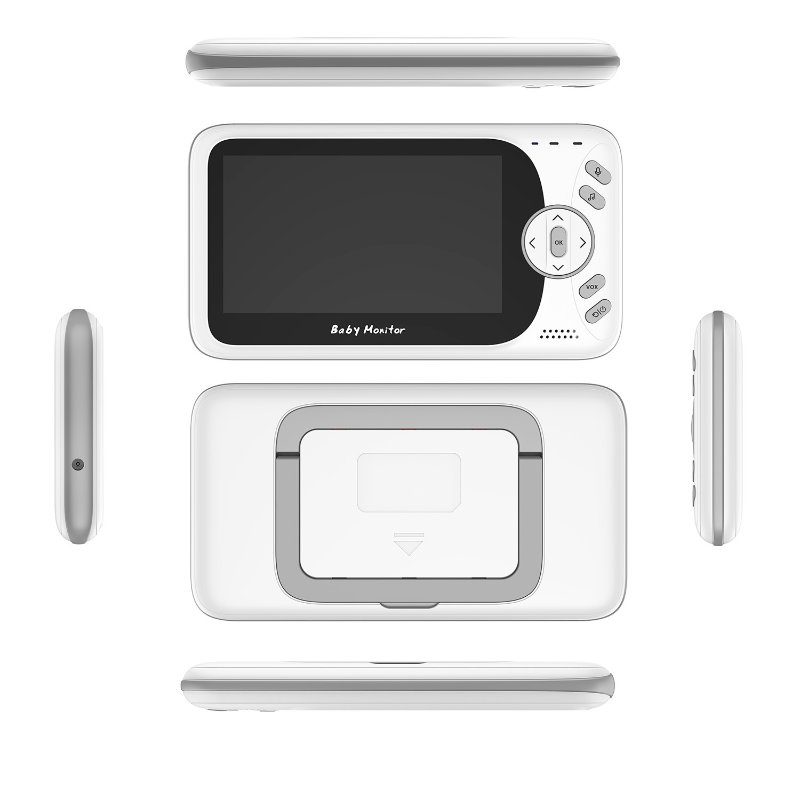 Бездротова відеоняня з двостороннім аудіозв'язком Baby Monitor VB608, з датчиком температури 2