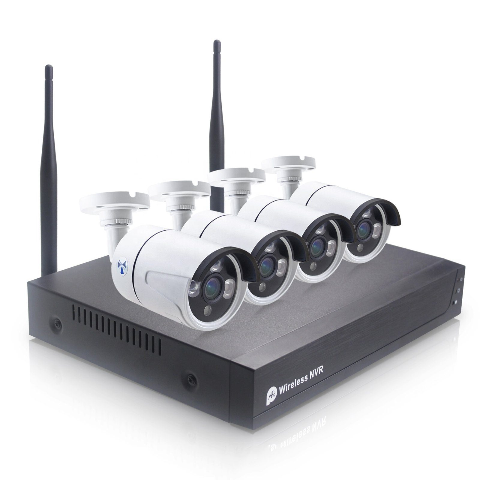 Бездротовий WiFi комплект відеоспостереження на 4 камери USmart ICK-01w, підтримка розумного дому Tuya, 2 Мп, FullHD 2