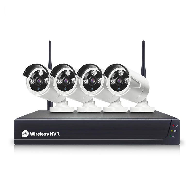 Бездротовий WiFi комплект відеоспостереження на 4 камери USmart ICK-01w, підтримка розумного дому Tuya, 2 Мп, FullHD 12