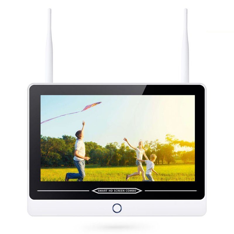 Бездротовий WiFi комплект відеоспостереження на 4 камери з монітором USmart ICK-03w, підтримка Tuya, 2 Мп, FullHD 3