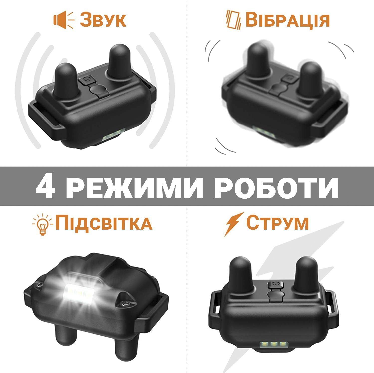 Додатковий ресивер з ремінцем для електронашийника Pet DTC-800 на 433 мГц, 5