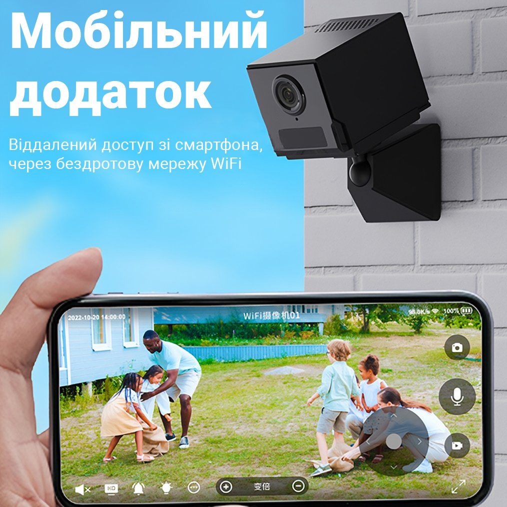 WiFi міні камера відеоспостереження Camsoy S50, до 250 днів автономної роботи, з датчиком руху, iOS/Android, FullHD 1080P. 3