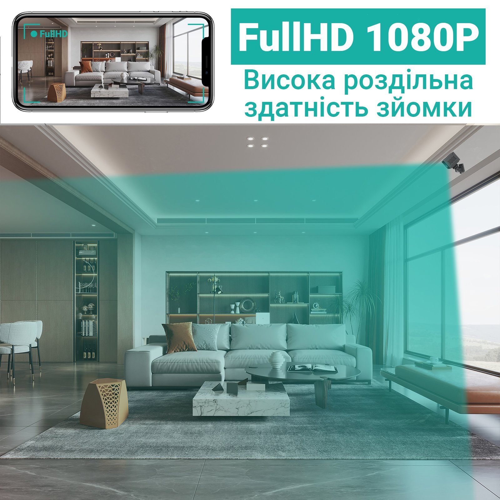 Бездротова 4G міні камера відеоспостереження Camsoy T9G3t, під сім карту, з датчиком руху, 3 Мп, 1080P, iOS/Android 9