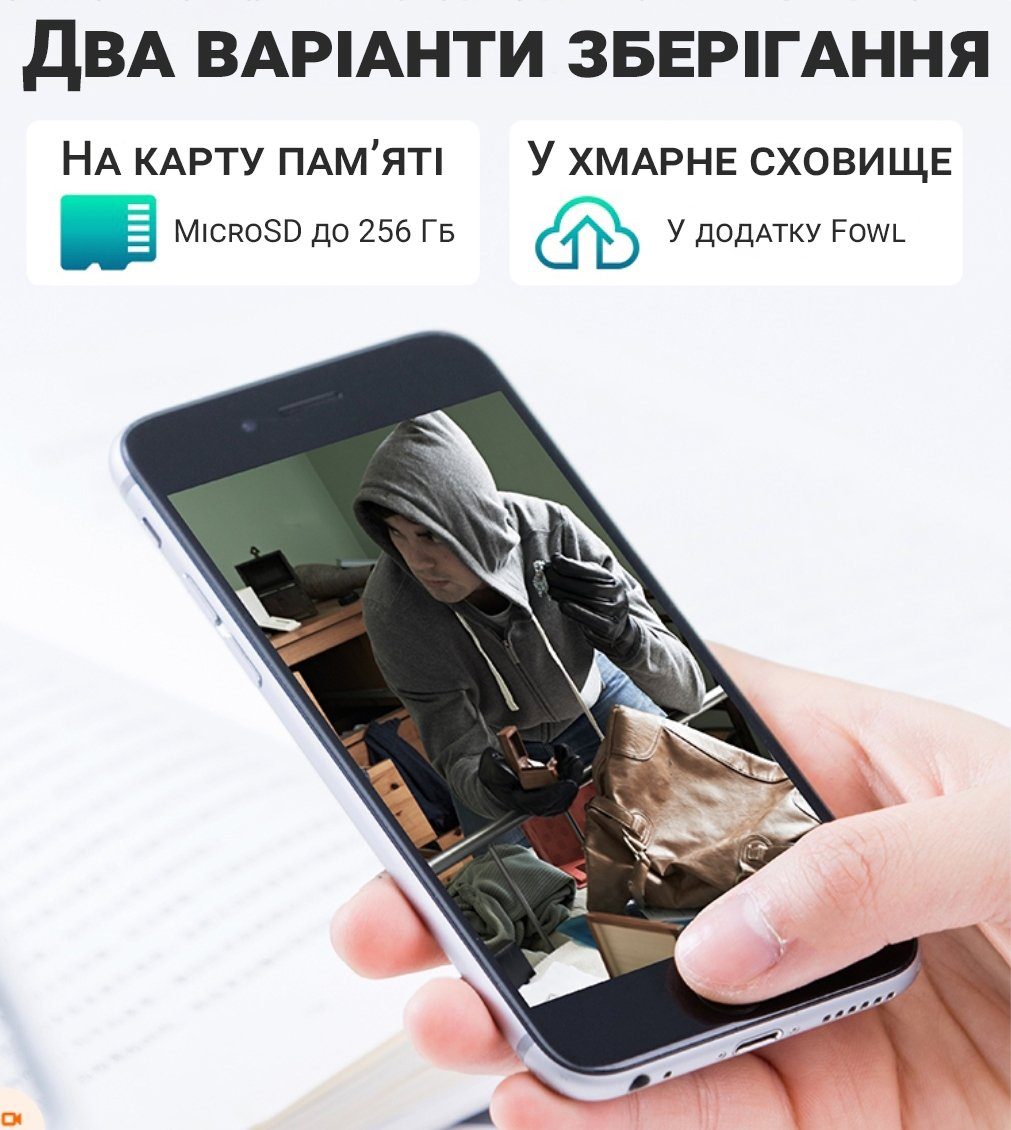Бездротова 4G міні камера відеоспостереження Camsoy T9G3t, під сім карту, з датчиком руху, 3 Мп, 1080P, iOS/Android 12