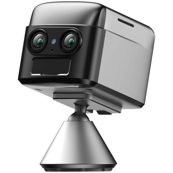 WiFi міні камера відеоспостереження Camsoy S70W, з подвійною лінзою та датчиком руху, до 70 днів автономної роботи, iOS / Android, FullHD 1080P