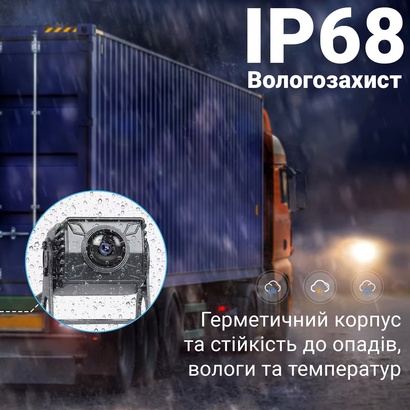 Автомобільний паркувальний комплект з 10.1" екраном та 4 камерами заднього виду Podofo A3554, для вантажних автомобілів, CarPlay/Android Auto, Bluetooth, FM 9