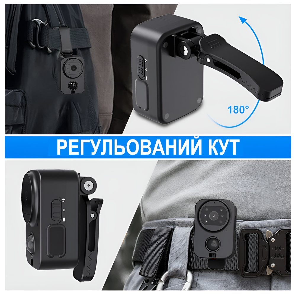 Міні камера відеоспостереження Digital Lion PD01, боді камера з датчиком руху та нічним баченням, до 30 днів роботи, 1080P 11
