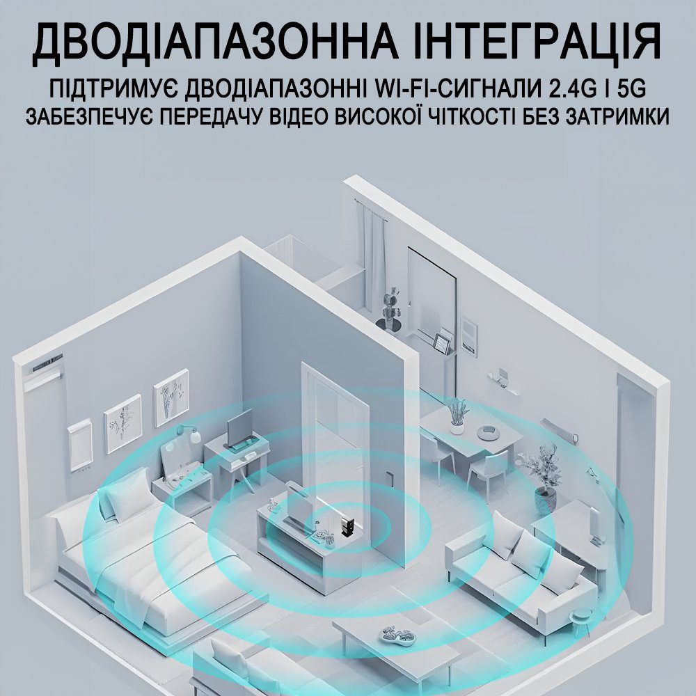 Автономна вулична Wi-Fi камера відеоспостереження Camsoy F7 з датчиком руху та нічним баченням, акумуляторна, поворотна PTZ, 2K 9