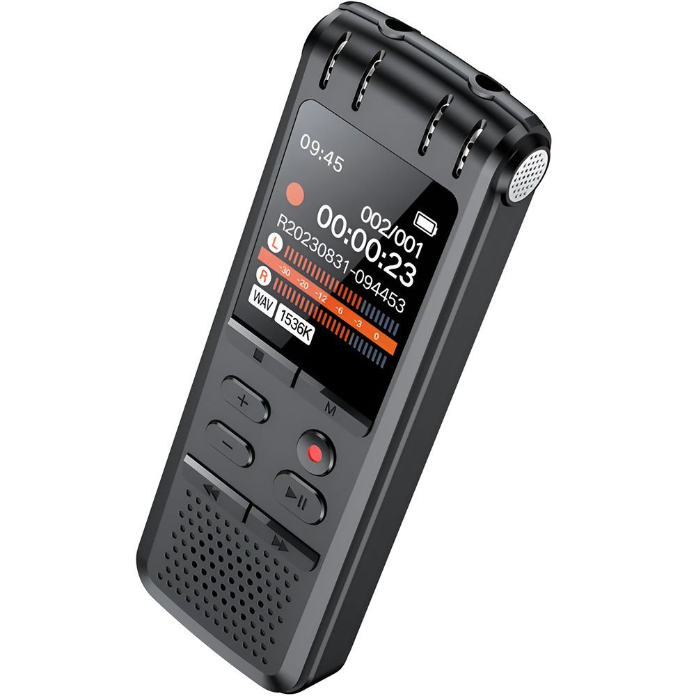 Професійний цифровий стерео диктофон Savetek GS-R58 з шумозаглушенням та голосовою активацією, 64 GB 3