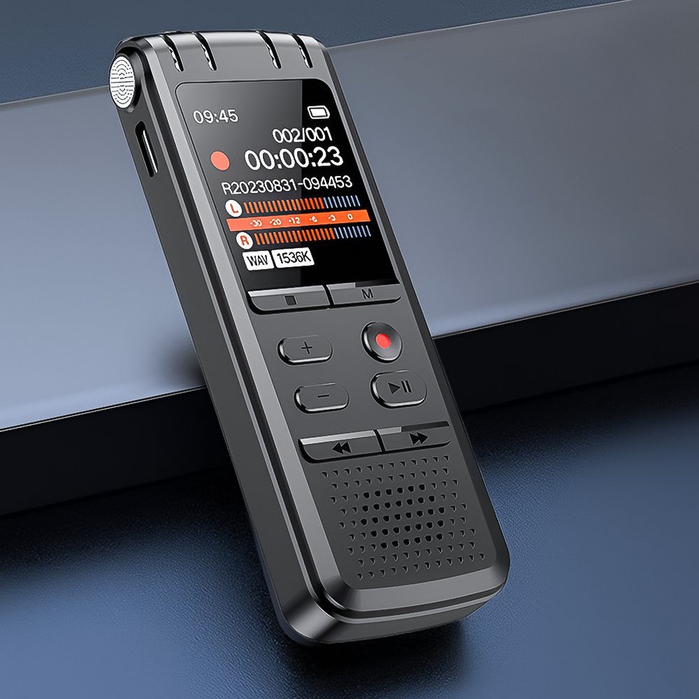 Професійний цифровий стерео диктофон Savetek GS-R58 з шумозаглушенням та голосовою активацією, 64 GB 12