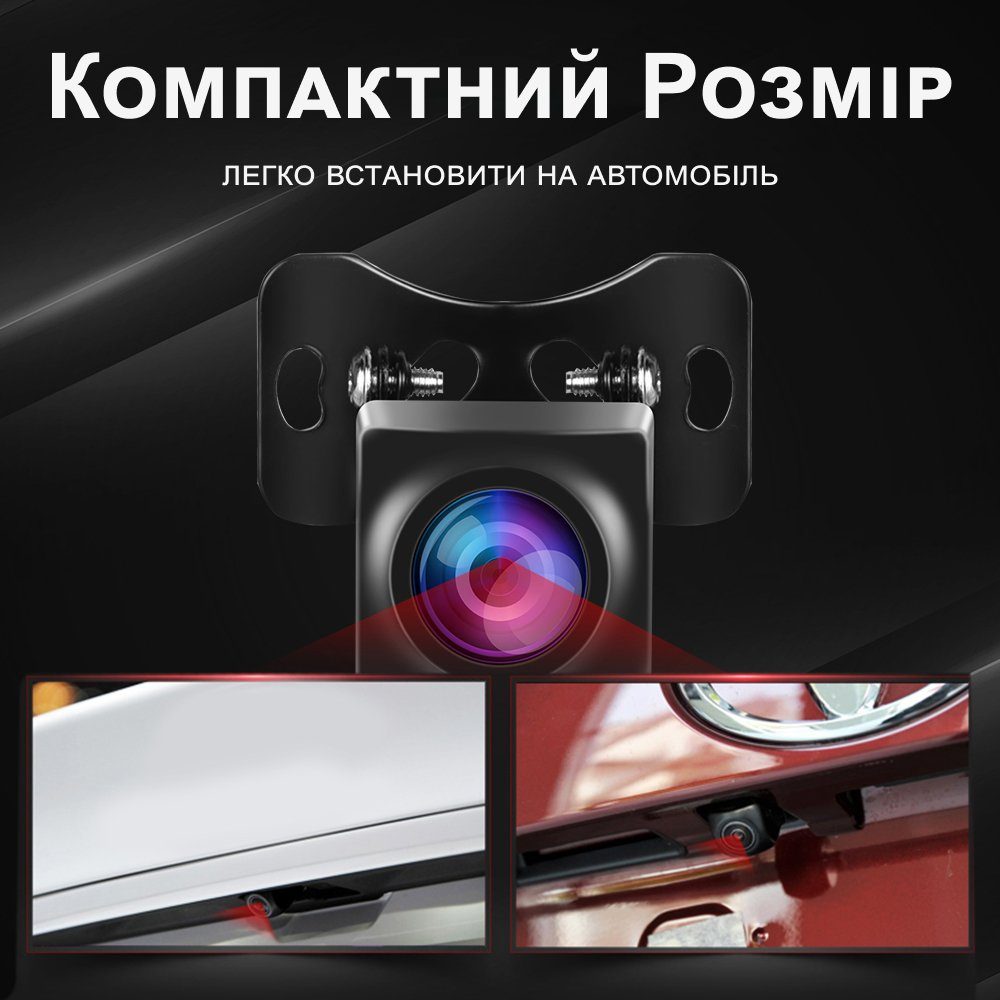 Камера заднього виду для автомобіля Podofo Y3187G6 | автомобільна паркувальна камера, AV IN, 4-pin micro jack (2,5 мм TRRS), 10м 9