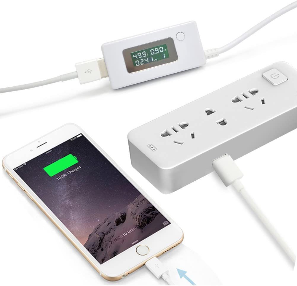 USB тестер споживання, ємності, usb вольтметр амперметр Hesai KCX-017 7