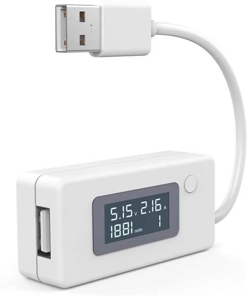 USB тестер споживання, ємності, usb вольтметр амперметр Hesai KCX-017