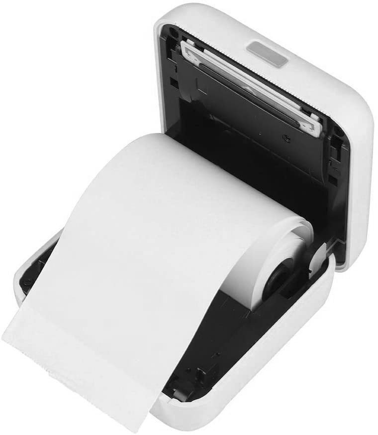 Портативний bluetooth термопринтер для смартфона PeriPage A6, білий 10