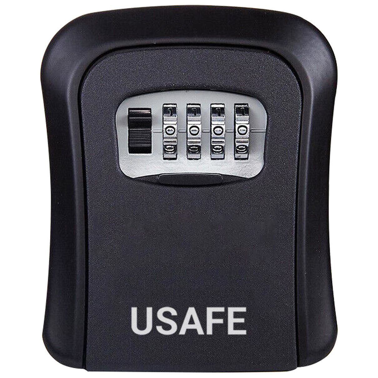 Антивандальний зовнішній міні сейф для ключів uSafe KS-03, з кодовим замком, настінний, Чорний 2