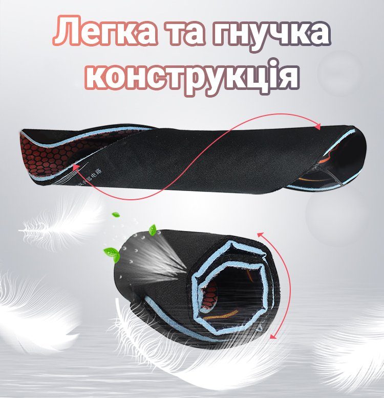 Електронні устілки для взуття з регульованим підігрівом uWarm SE338LB, з 4 типами живлення, дихаючі, розмір 36-46 10