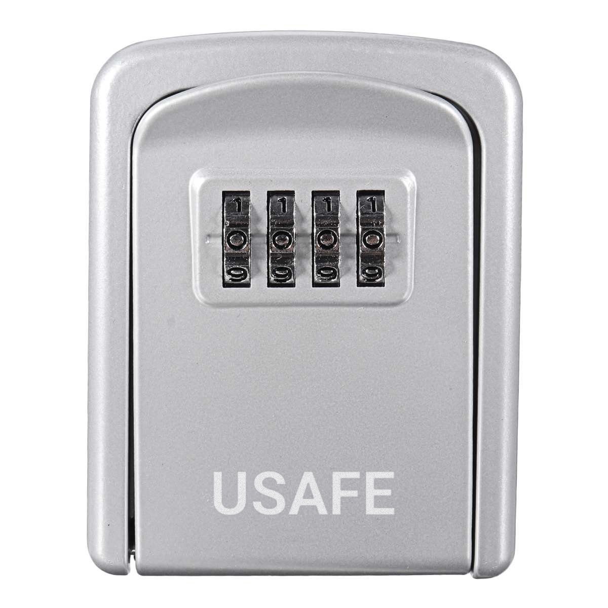 Антивандальний настінний міні сейф uSafe KS-08 для ключів, з кодовим замком, Срібний 2