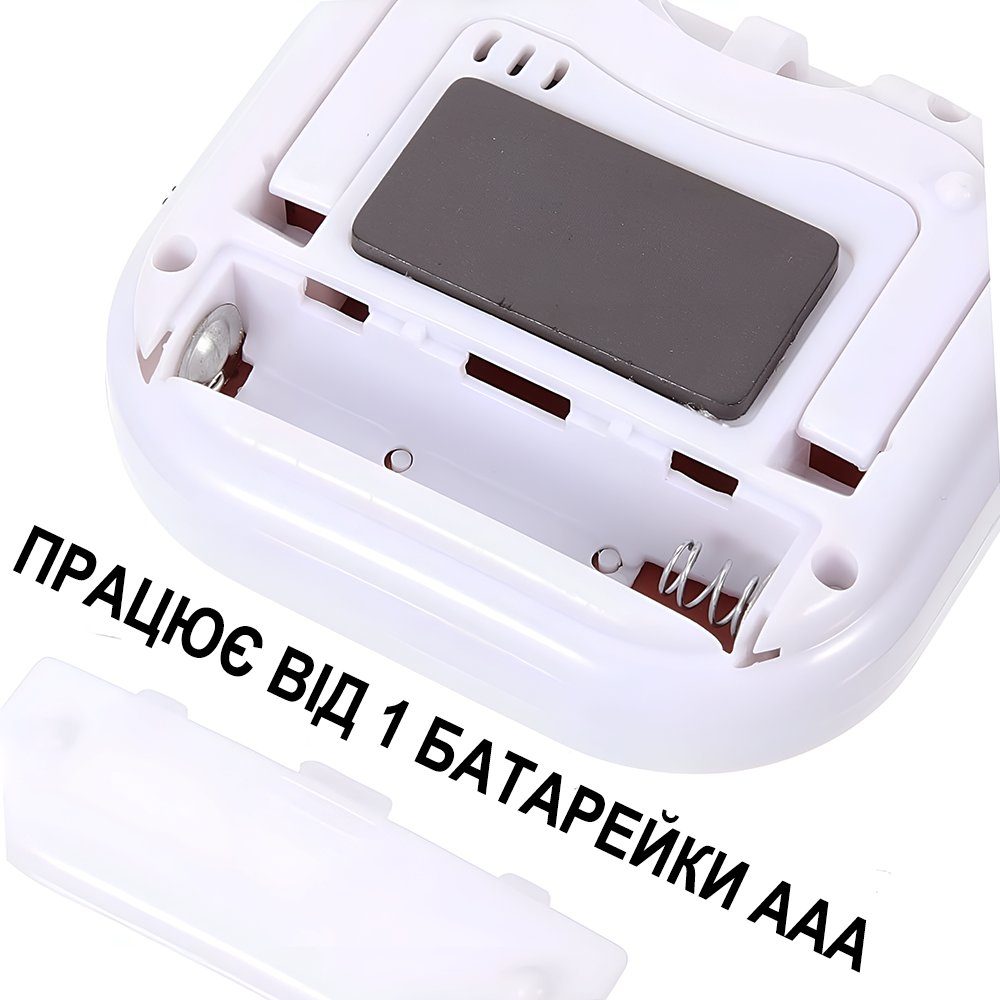 Цифровий кухонний таймер Uchef TM-04 | таймер для кухні зі звуковим сигналом, білий 9