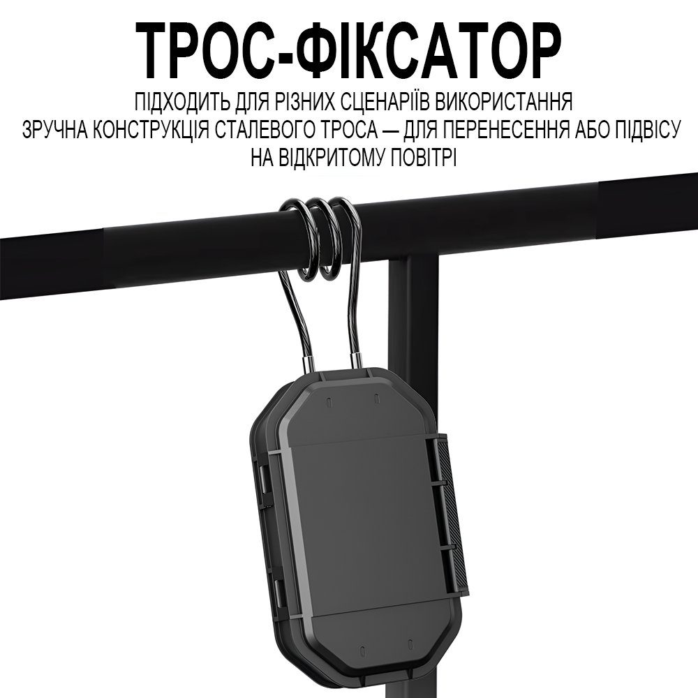 Персональний водостійкий сейф uSafe WPS-02 з кодовим замком, пляжний кейс для подорожей, ключів, грошей, телефону, Чорний 9