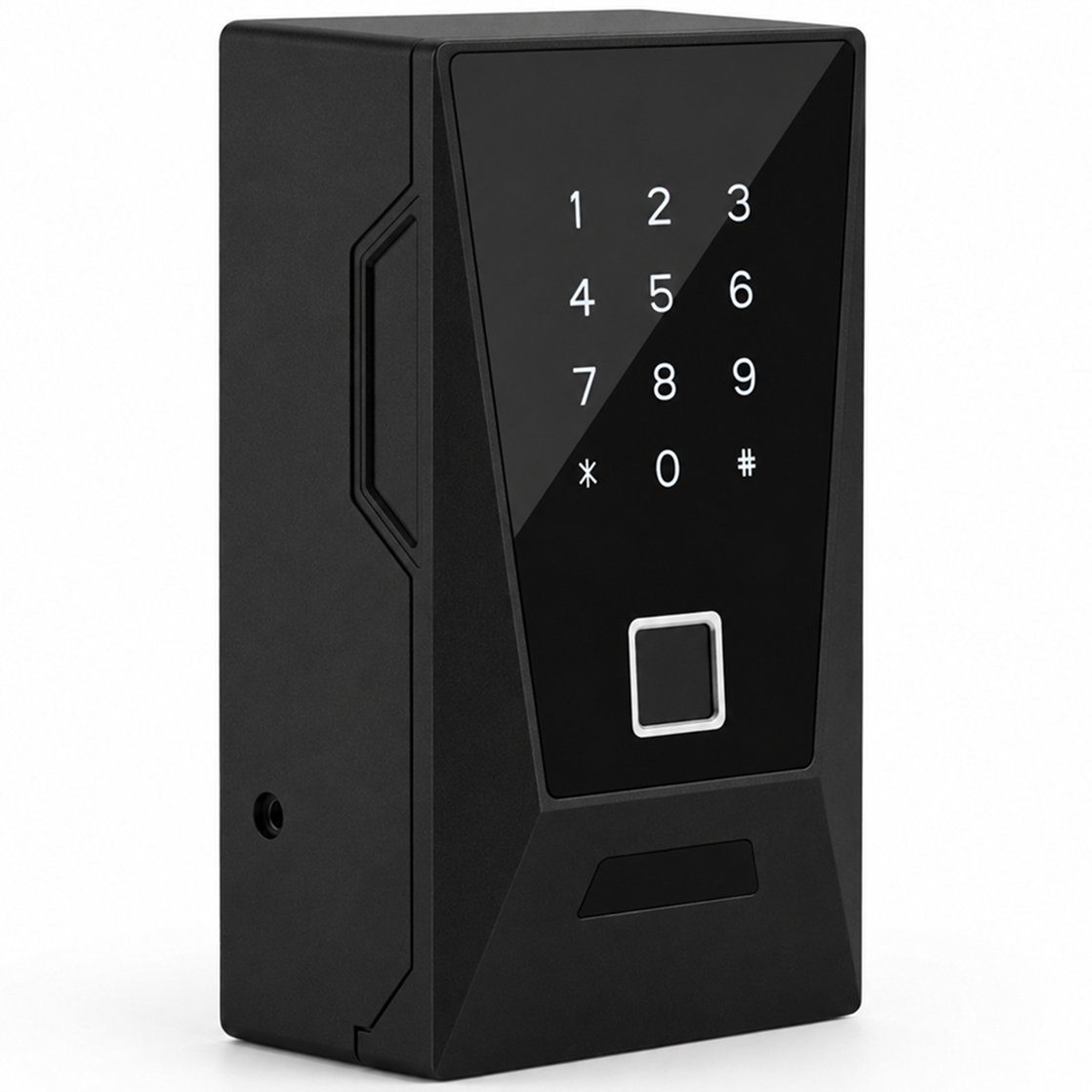 Розумний Wi-Fi сейф для ключів uSafe KS-12w з біометричним сканером, NFC, PIN-кодом та захистом IPX5, Чорний 2