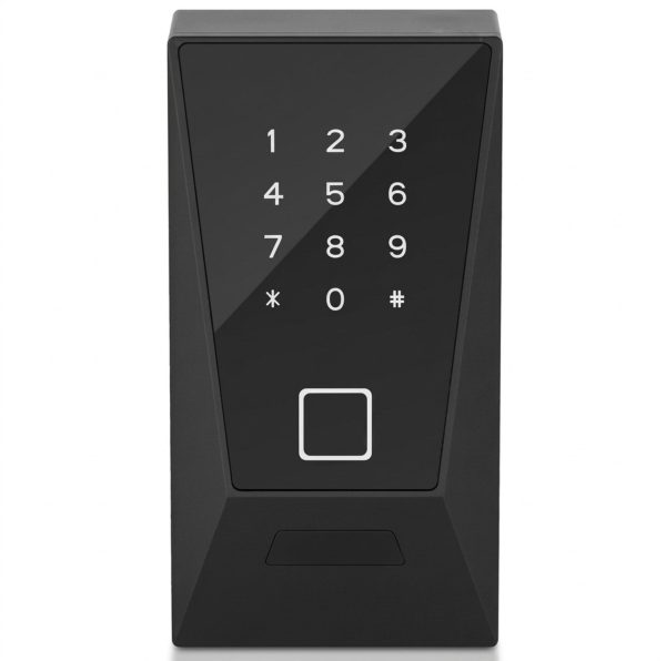 Розумний Wi-Fi сейф для ключів uSafe KS-12w з біометричним сканером, NFC, PIN-кодом та захистом IPX5, Чорний