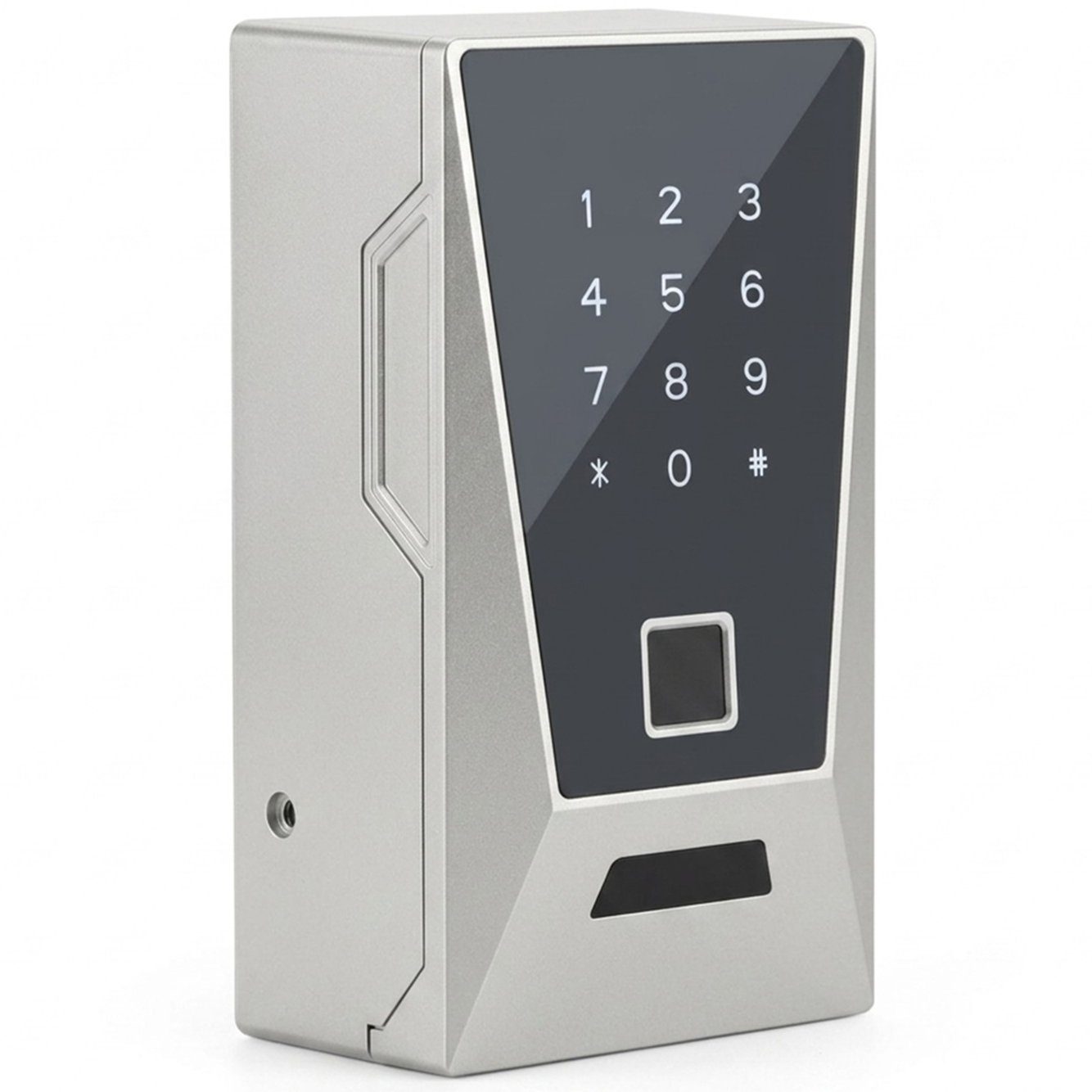 Розумний Wi-Fi сейф для ключів uSafe KS-12w з біометричним сканером, NFC, PIN-кодом та захистом IPX5, Сірий 2