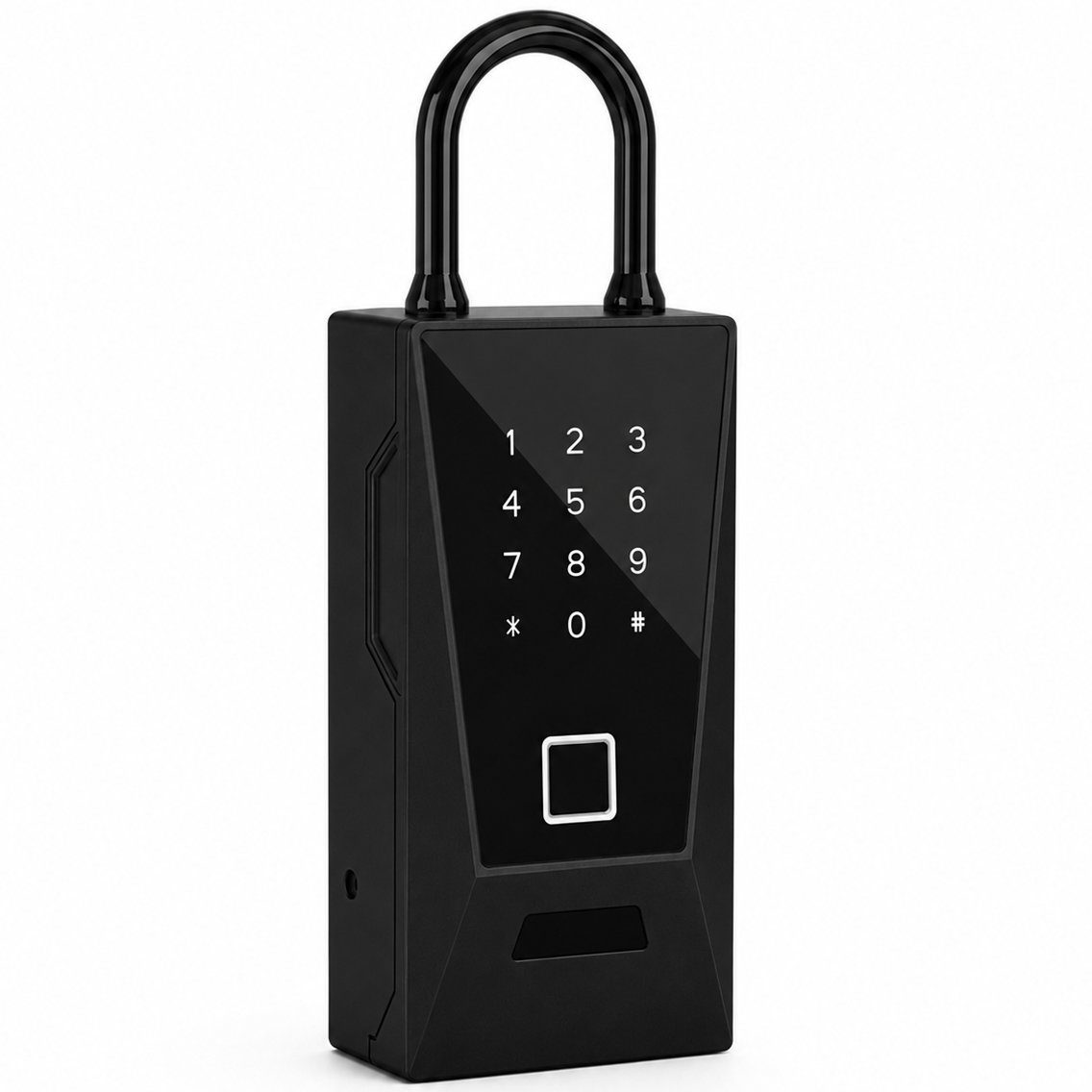 Розумний Wi-Fi сейф для ключів з гачком uSafe KS-12wh з біометричним сканером, NFC, PIN-кодом та захистом IPX5, Чорний 12