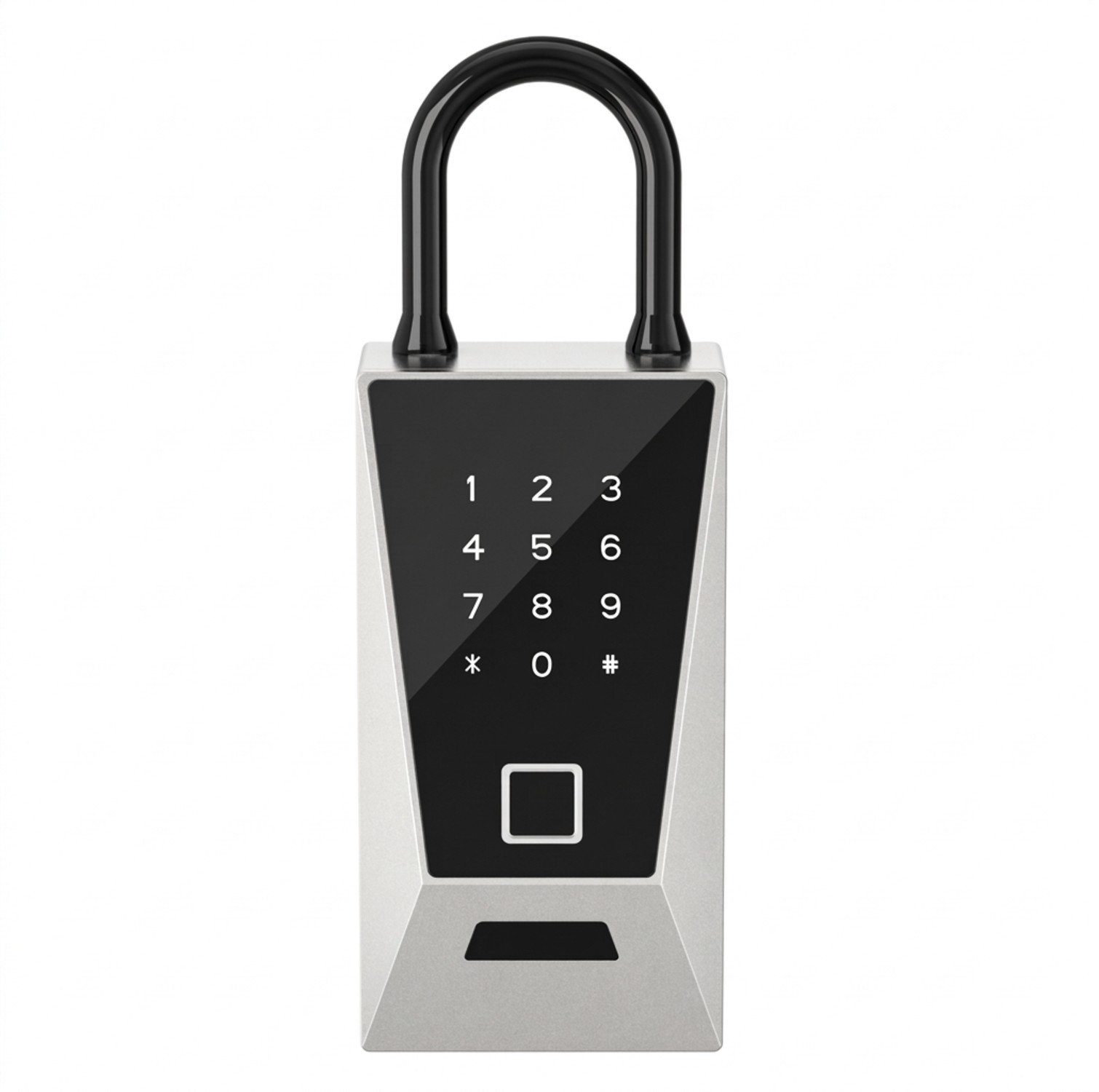Розумний Wi-Fi сейф для ключів з гачком uSafe KS-12wh з біометричним сканером, NFC, PIN-кодом та захистом IPX5, Сірий 11