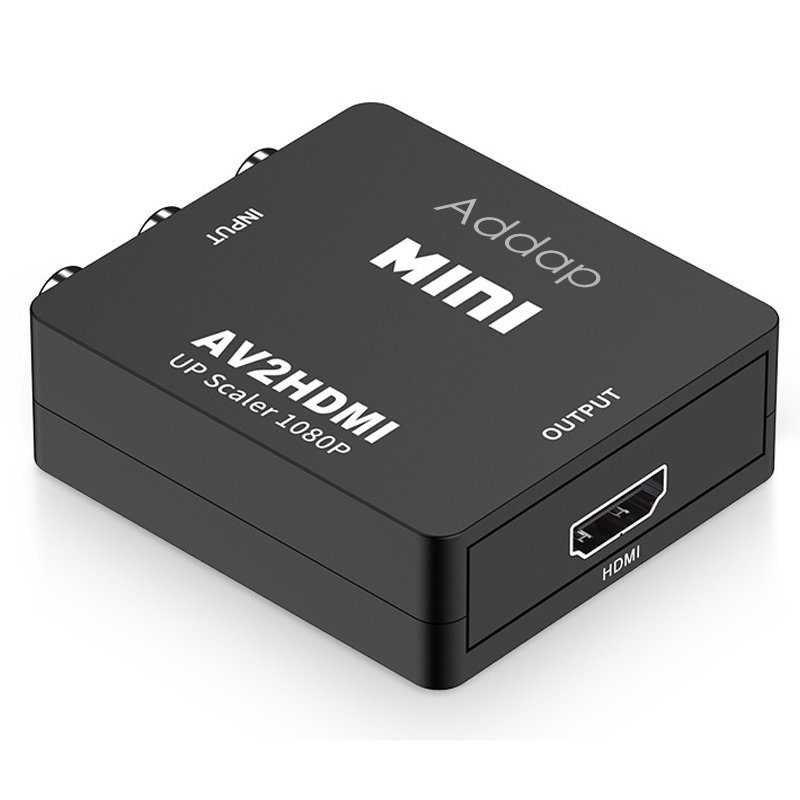 Конвертер відеосигналу AV to HDMI відео + аудіо Full HD 1080P Addap AV2HDMI-01 8