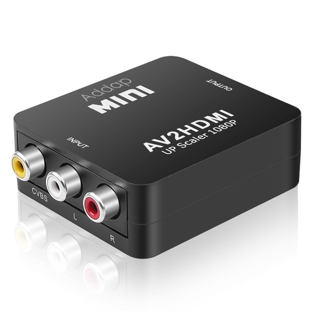 Конвертер відеосигналу AV to HDMI відео + аудіо Full HD 1080P Addap AV2HDMI-01 9