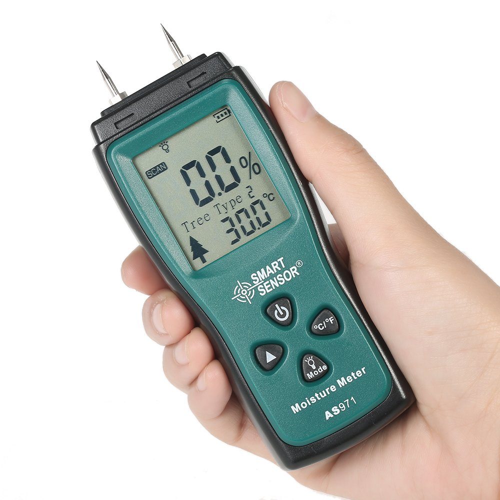 Вологомір голчастий професійний Smart Sensor AS971 для деревини, паперу 5
