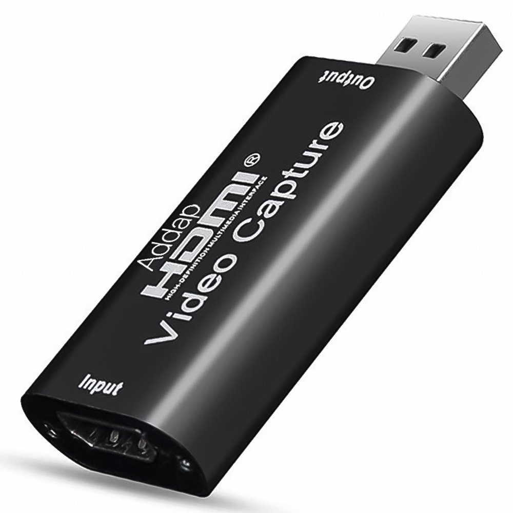 Зовнішня карта відеозахоплення HDMI - USB 2,0 для стрімів і запису екрану, конвертер потокового відео Addap VCC-01 10