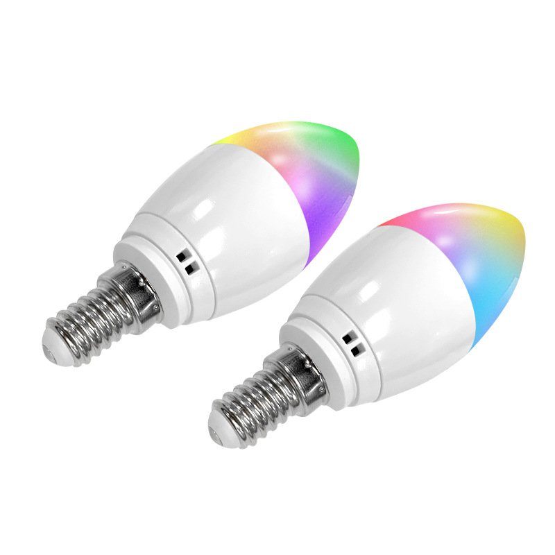 Розумна світлодіодна WiFi LED лампочка USmart Bulb-02w, E14, RGB лампа з підтримкою Tuya, Android/iOS 3