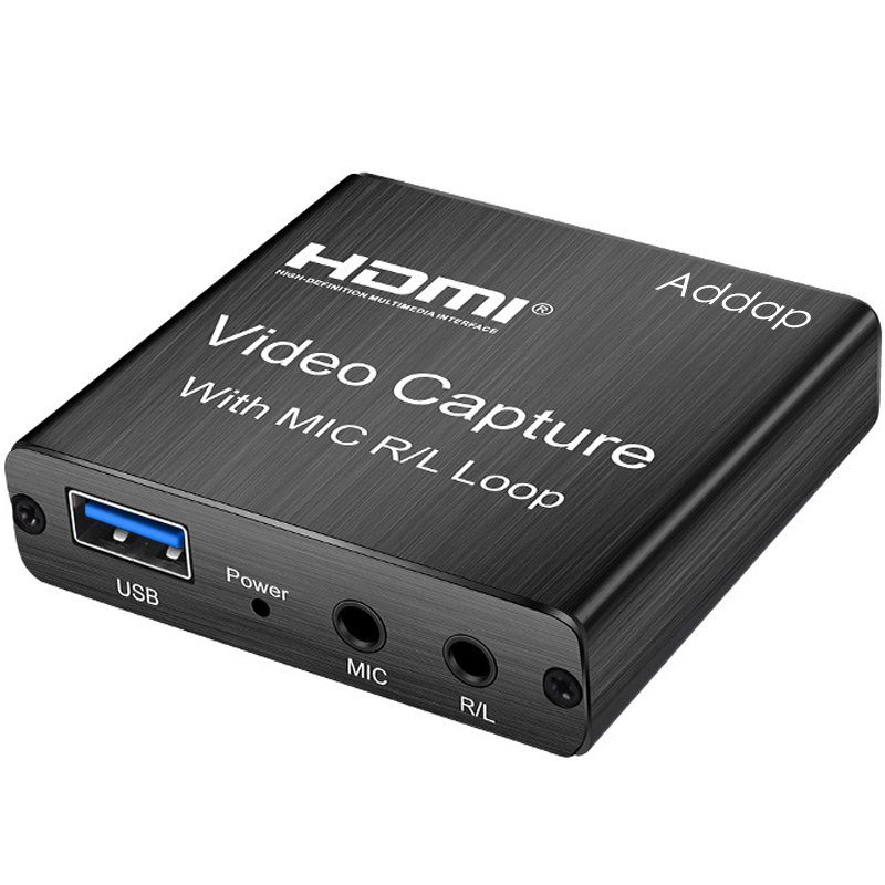 Зовнішня карта відеозахоплення HDMI - USB для стрімів, запису екрана Addap VCC-03, для ноутбука, ПК 9