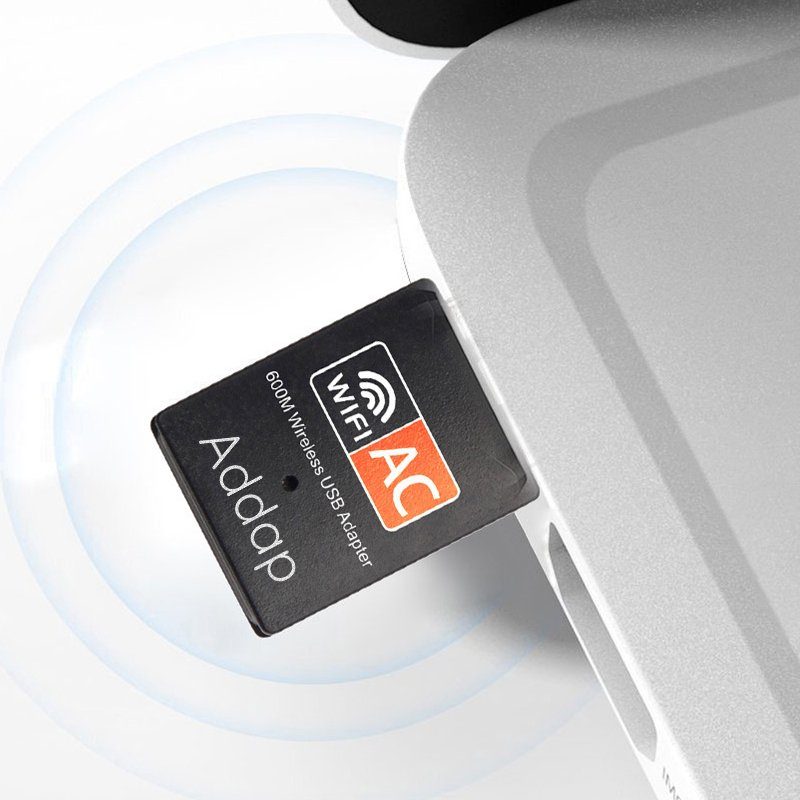 Двохдіапазонний WiFi адаптер з USB підключенням Addap UWA-01 | 2,4 ГГц/5 ГГц, 600 Мбіт/с 10