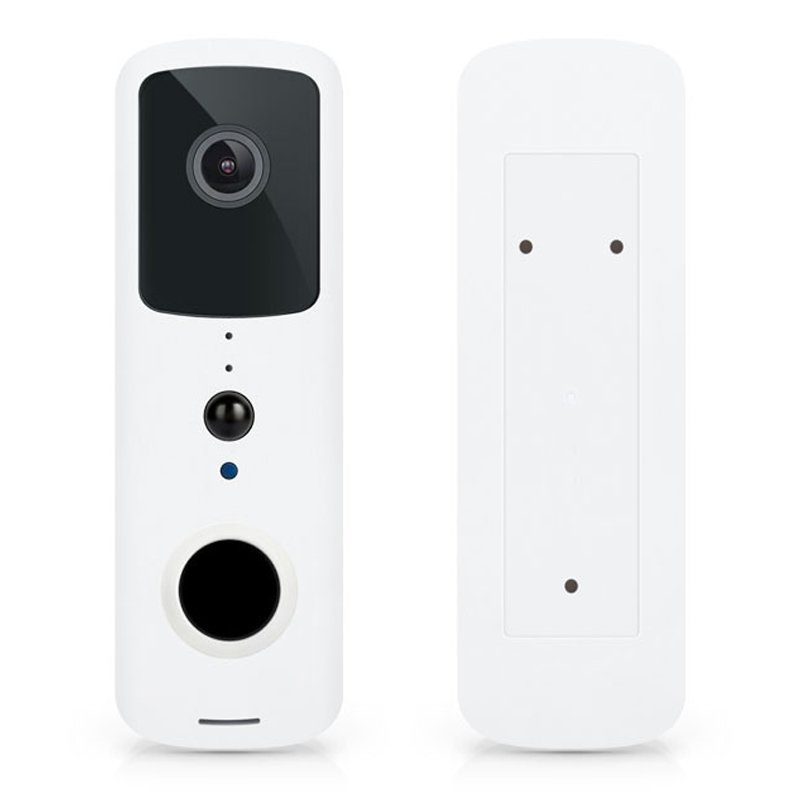 Розумний дверний відеодомофон з WiFi та датчиком руху USmart VDB-01w, відеодзвінок з підтримкою Tuya, White 4