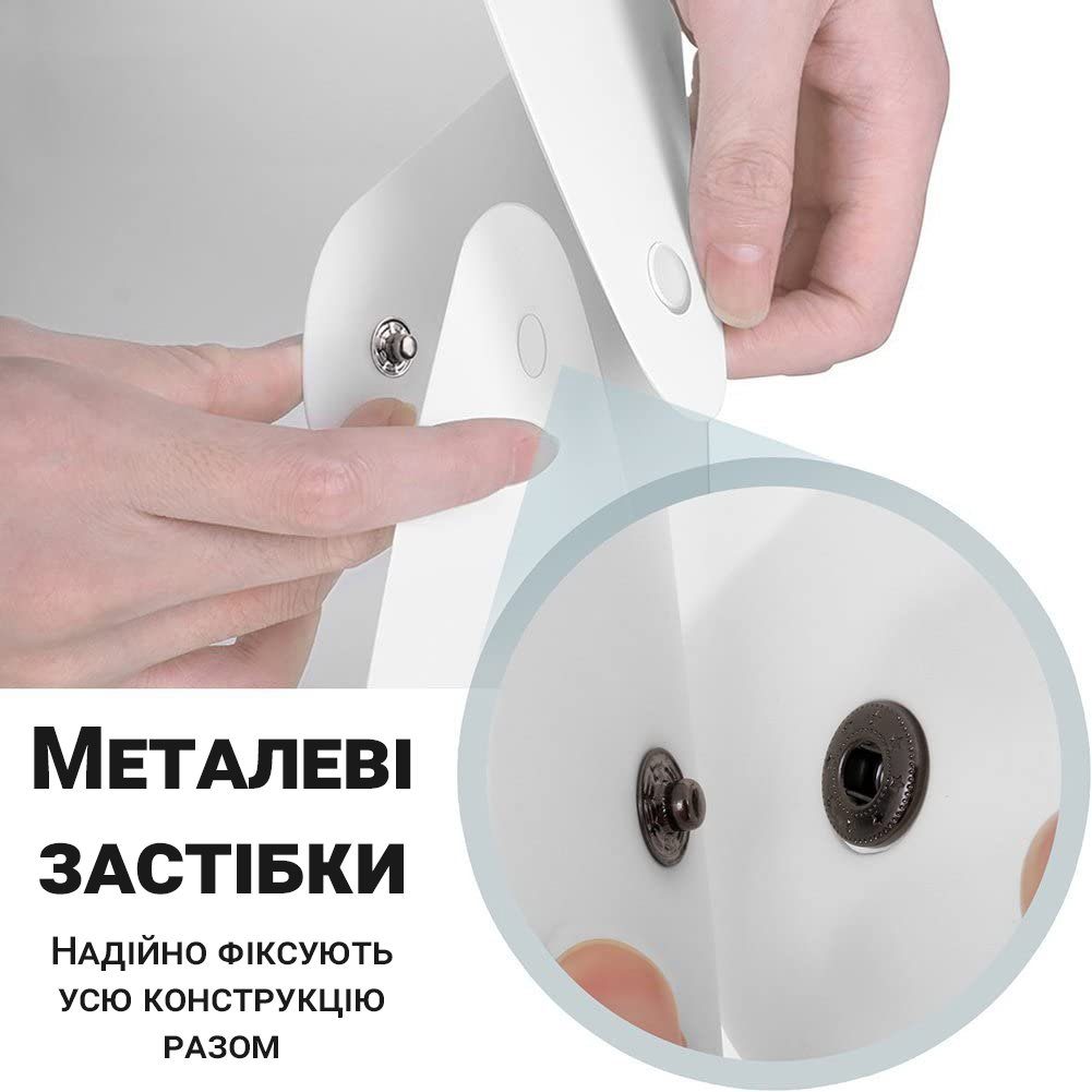 Фотобокс розкладний з LED підсвічуванням Andoer LB-03 | лайткуб для предметної зйомки, 24см 10