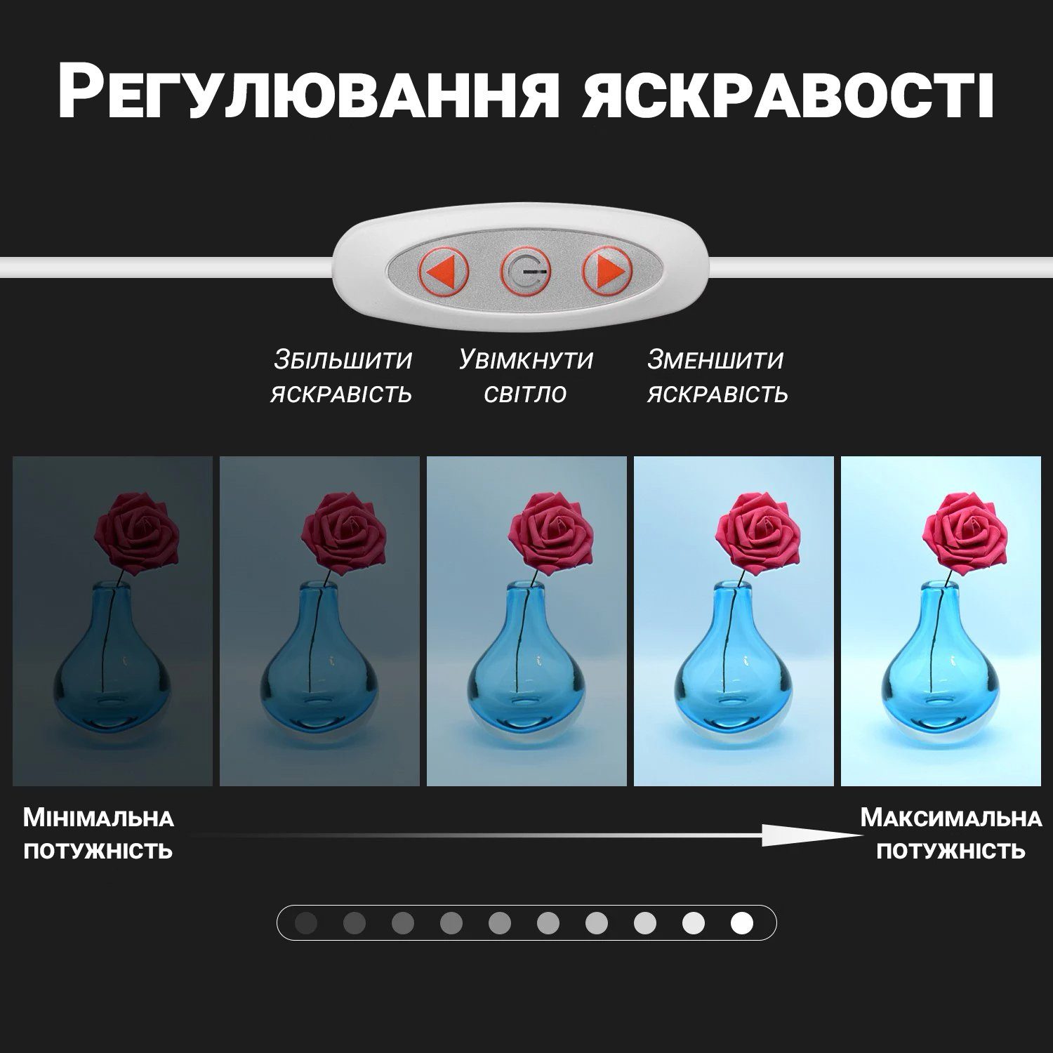 Фотобокс розкладний з LED підсвічуванням Andoer LB-03 | лайткуб для предметної зйомки, 24см 6