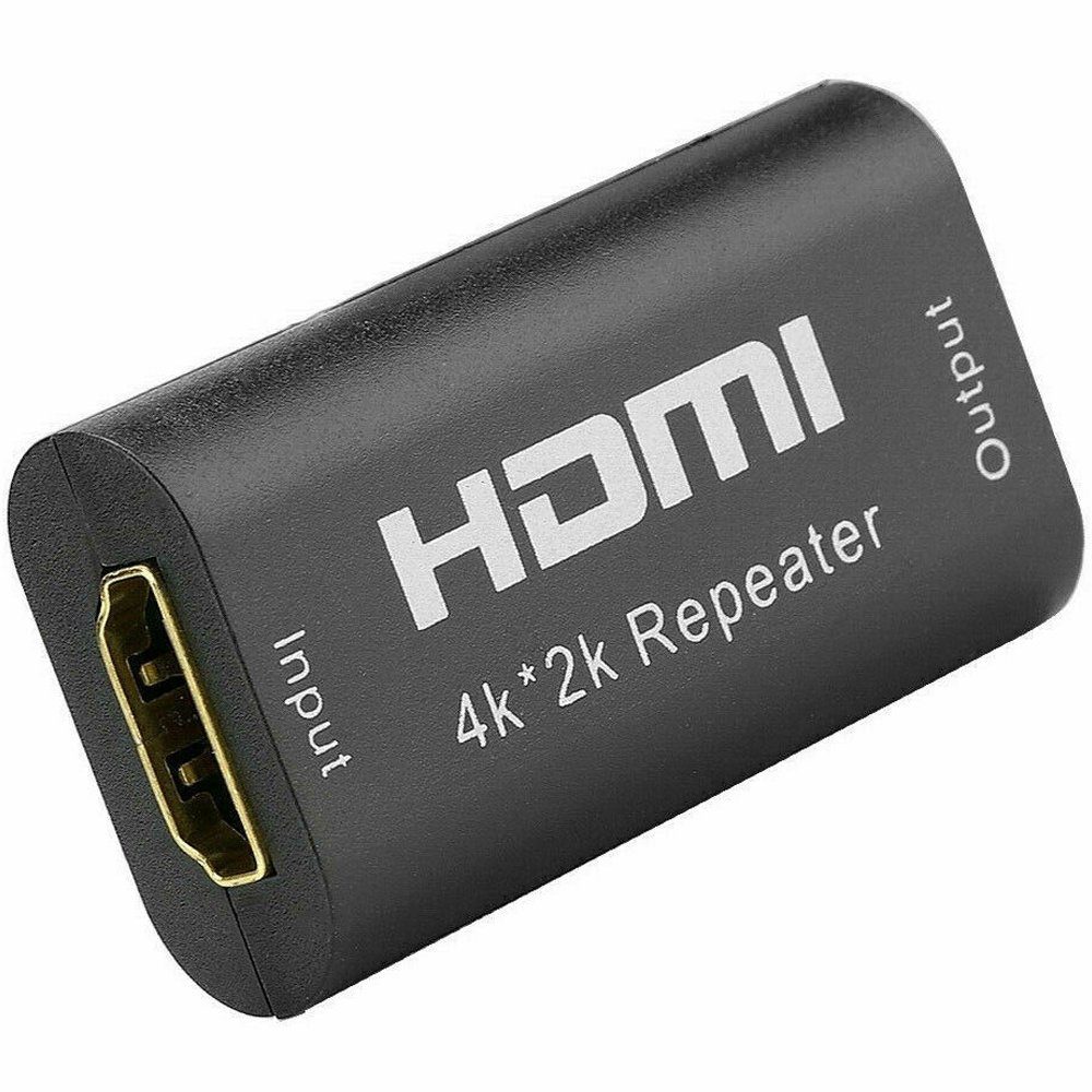 HDMI репітер, підсилювач 4K відеосигналу до 40 метрів Addap HRE-01 | Автономний HDMI-HDMI подовжувач 4K / 1080P 3