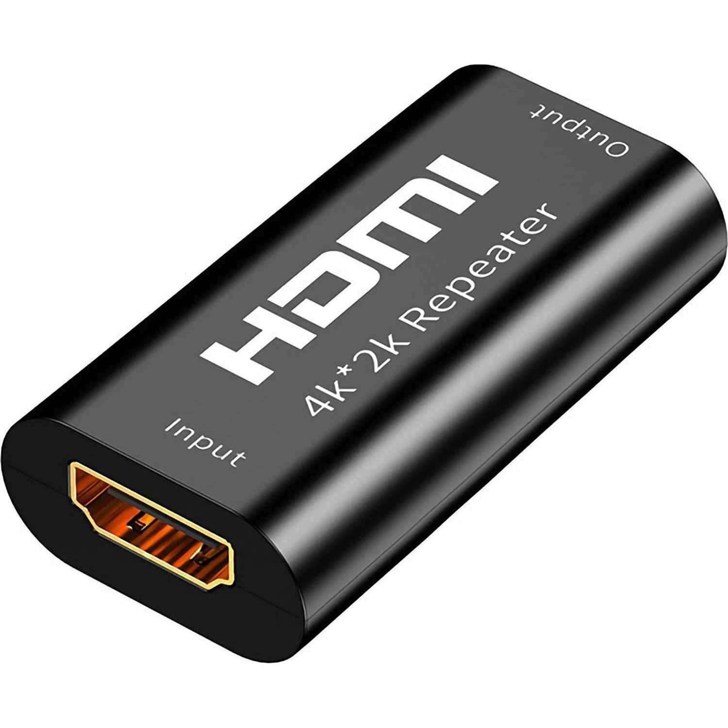 HDMI репітер, підсилювач 4K відеосигналу до 40 метрів Addap HRE-01 | Автономний HDMI-HDMI подовжувач 4K / 1080P 2
