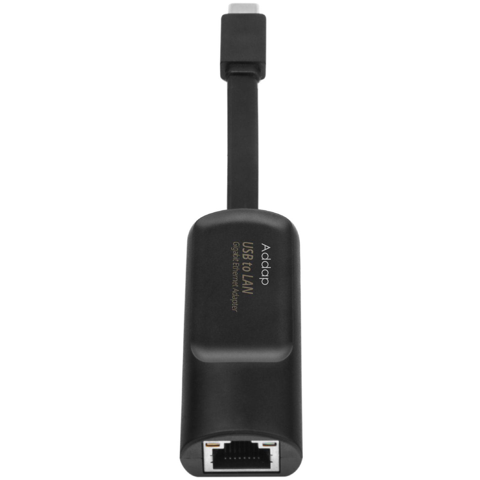 Зовнішній мережевий адаптер USB Type-C на LAN з гігабітним інтернетом Addap UC2RJ45-02, мережева карта RJ-45, 1 Гбіт/с 12