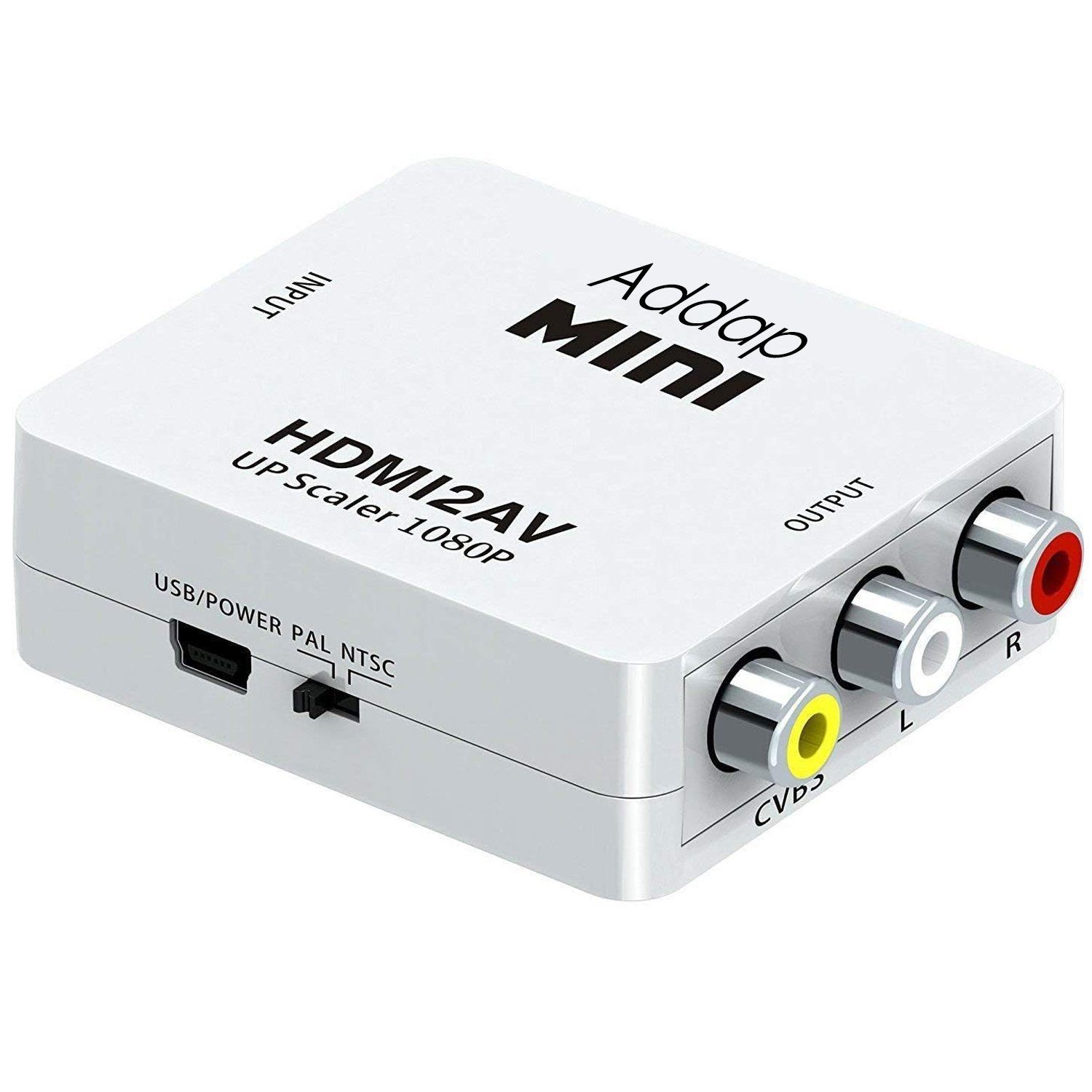 Конвертер відео з цифрового HDMI у аналоговий AV сигнал з підтримкою 1080P роздільної здатності Addap HDMI2AV-01 6