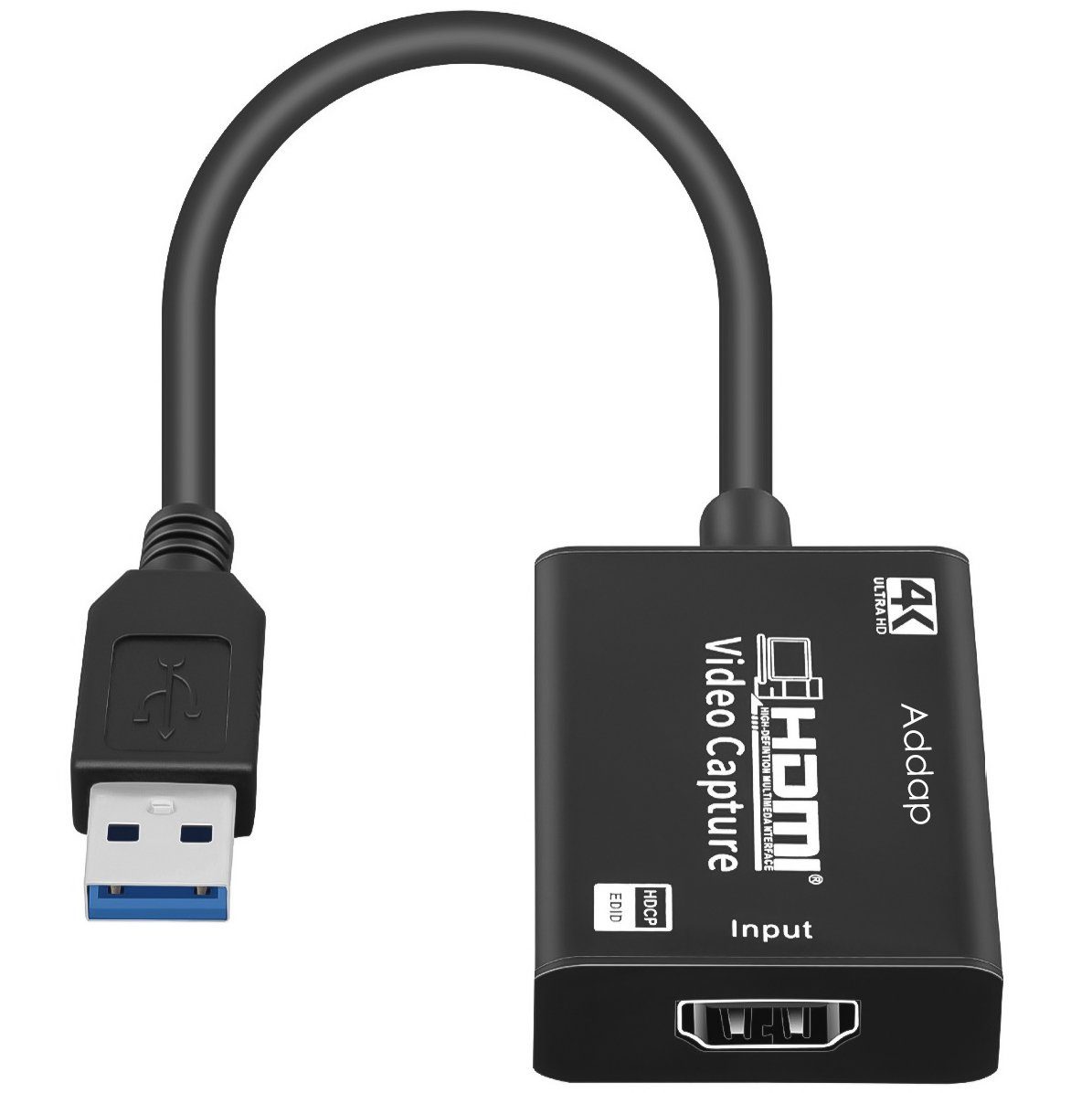 Зовнішня карта відеозахоплення HDMI - USB 3.0 Addap VCC-05, для стрімів, запису екрану, для ноутбука, ПК 9