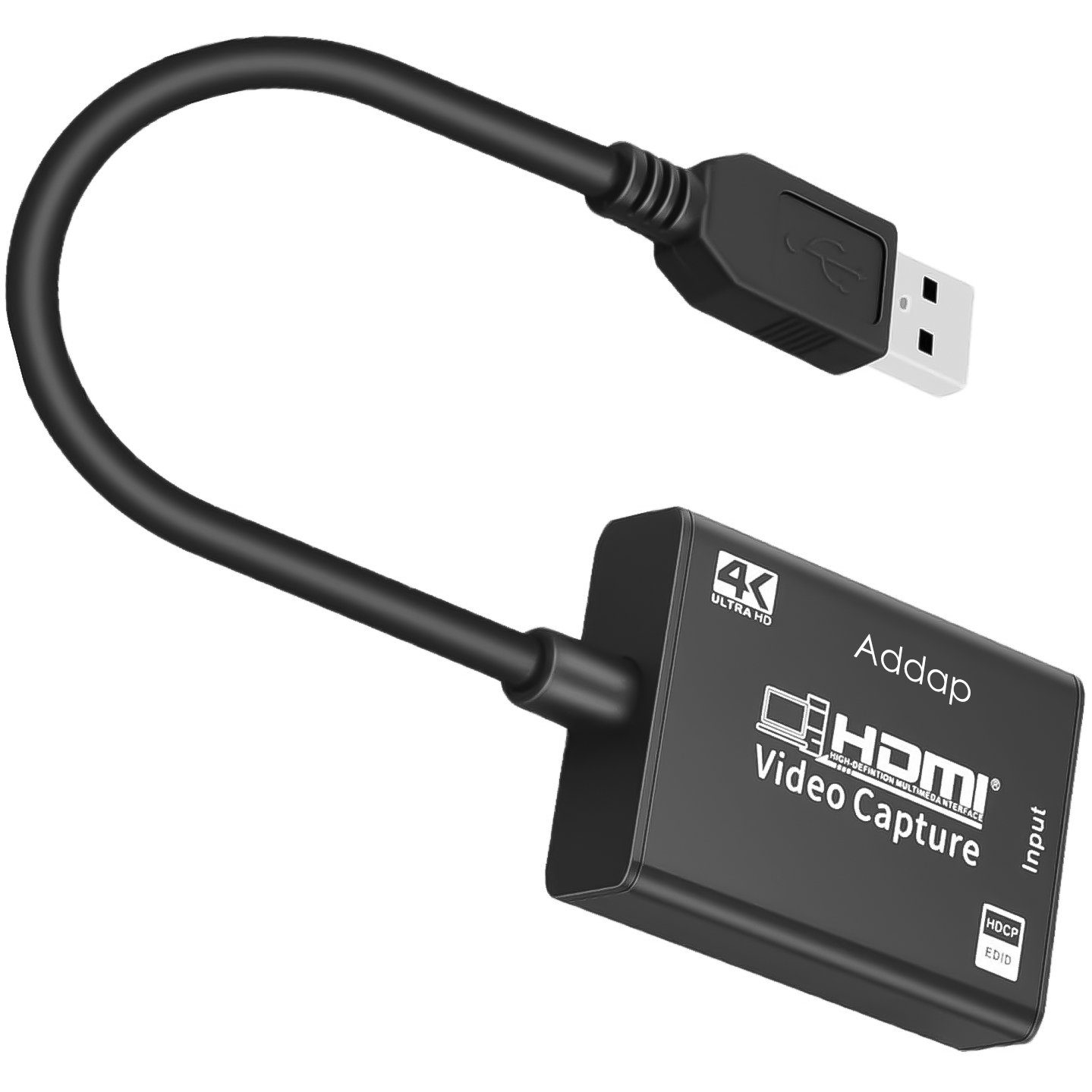 Зовнішня карта відеозахоплення HDMI - USB 3.0 Addap VCC-05, для стрімів, запису екрану, для ноутбука, ПК 11