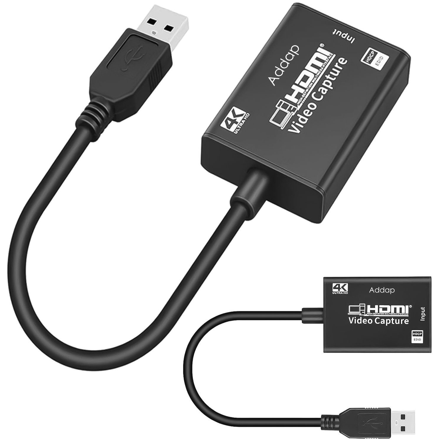 Зовнішня карта відеозахоплення HDMI - USB 3.0 Addap VCC-05, для стрімів, запису екрану, для ноутбука, ПК 12