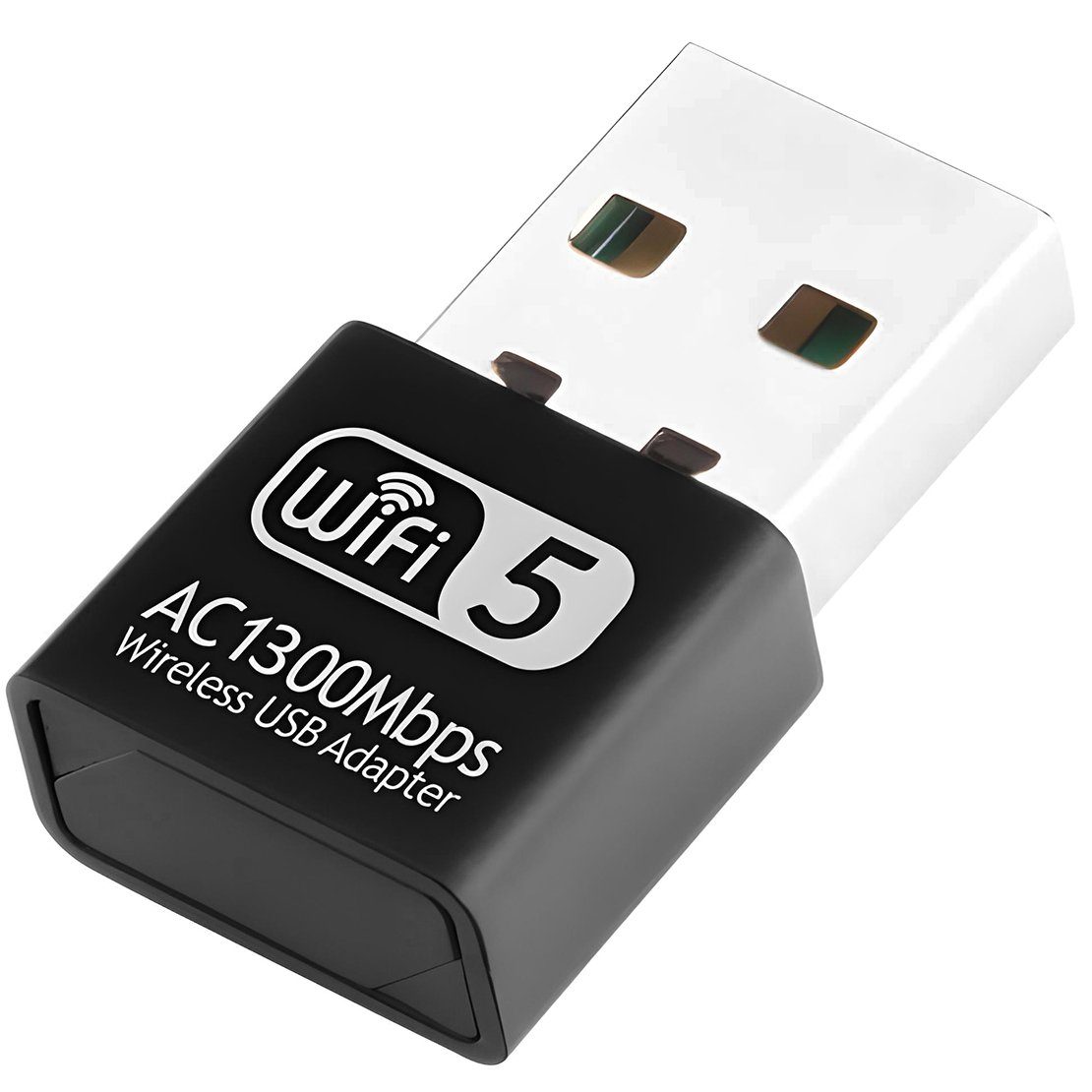 Швидкісний мережевий USB WiFi адаптер Addap UWA-06, дводіапазонний 2.4 ГГц + 5 ГГц, бездротовий приймач, 1300 Мбіт/с 12