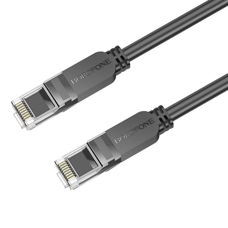 Мережевий RJ45 кабель для інтернету | патч-корд BOROFONE BUS01, Ethernet кабель, Cat6, 1Gbps, 1м 7