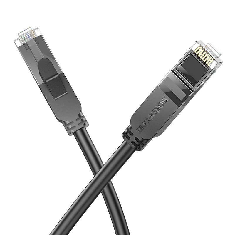 Мережевий RJ45 кабель для інтернету | патч-корд BOROFONE BUS01, Ethernet кабель, Cat6, 1Gbps, 5м 3