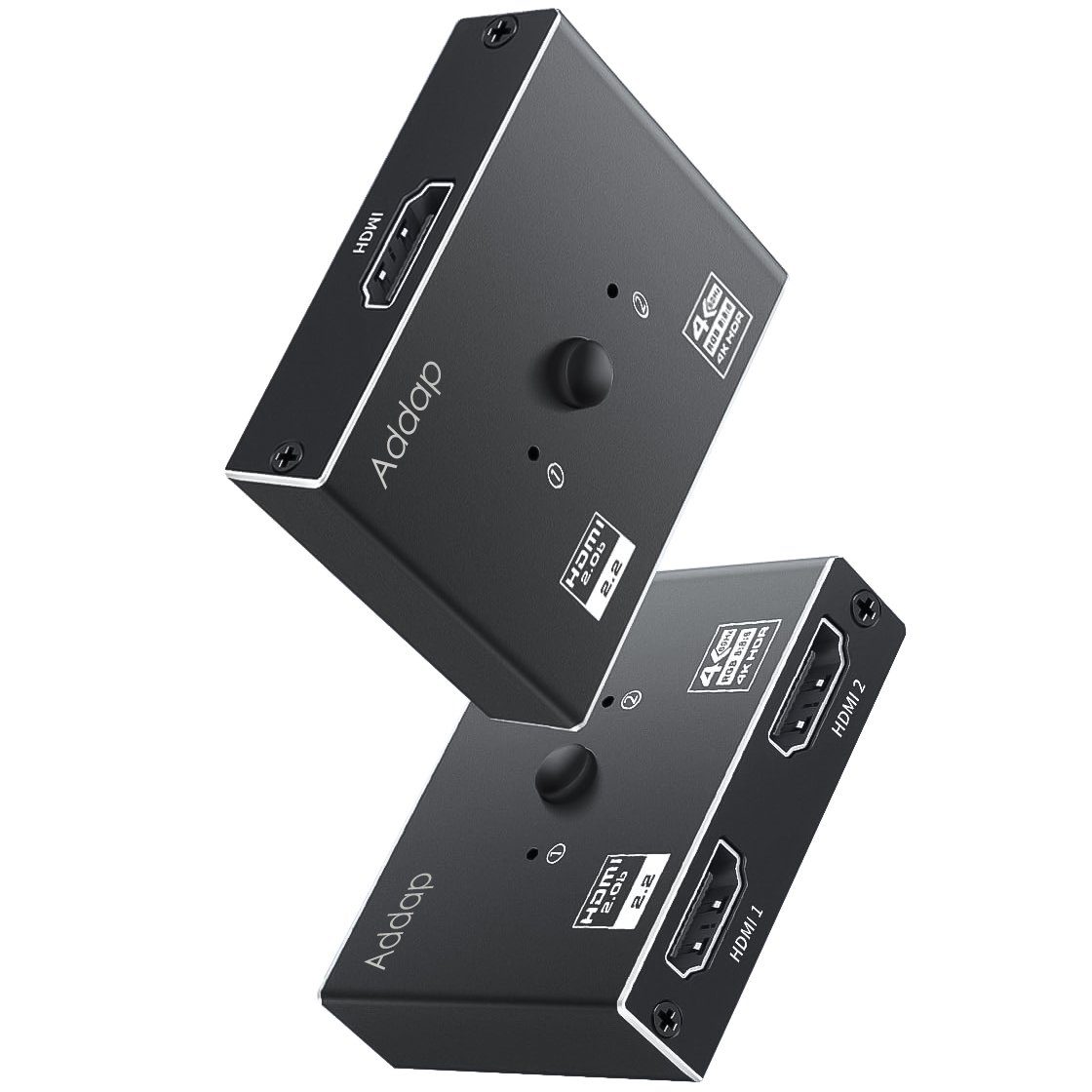 4K HDMI розгалужувач двонаправлений Bi-Direction Switch на 2 порти Addap HVS-12 | перемикач + комутатор 2 в 1 11