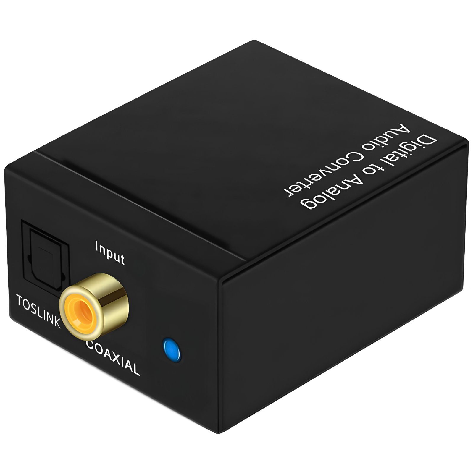 Цифро-аналоговий перетворювач аудіо Addap DAC-03(2), ЦАП з Toslink (SPDIF) та Коаксіалу на RCA 3
